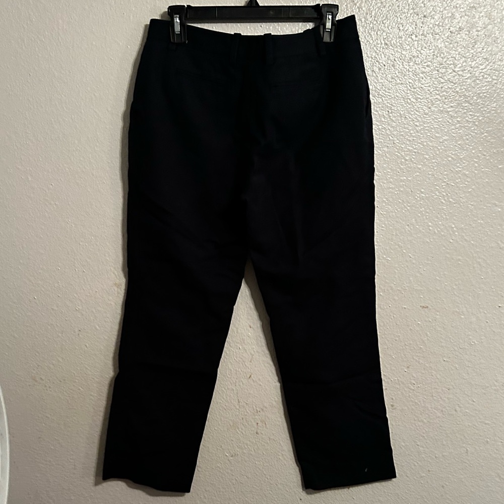 Cabi size 4, ankle pants - charcoal grey/deep navy combo with belt loops